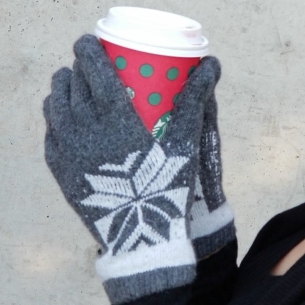 Thick Winter Knit Mittens / Gloves